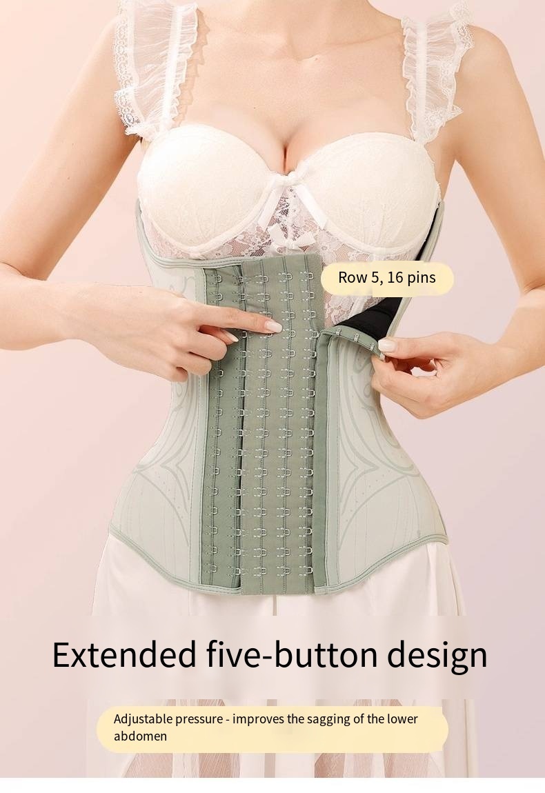 Waist Trainer Corset Adjustable Compression Bodyshaper Tummy Control Girdle Belt